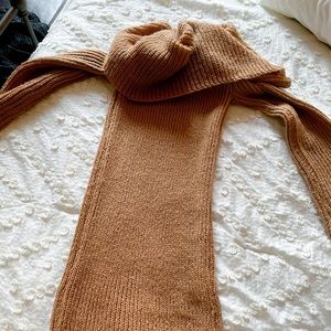 Windsor fall off shoulder knit dress